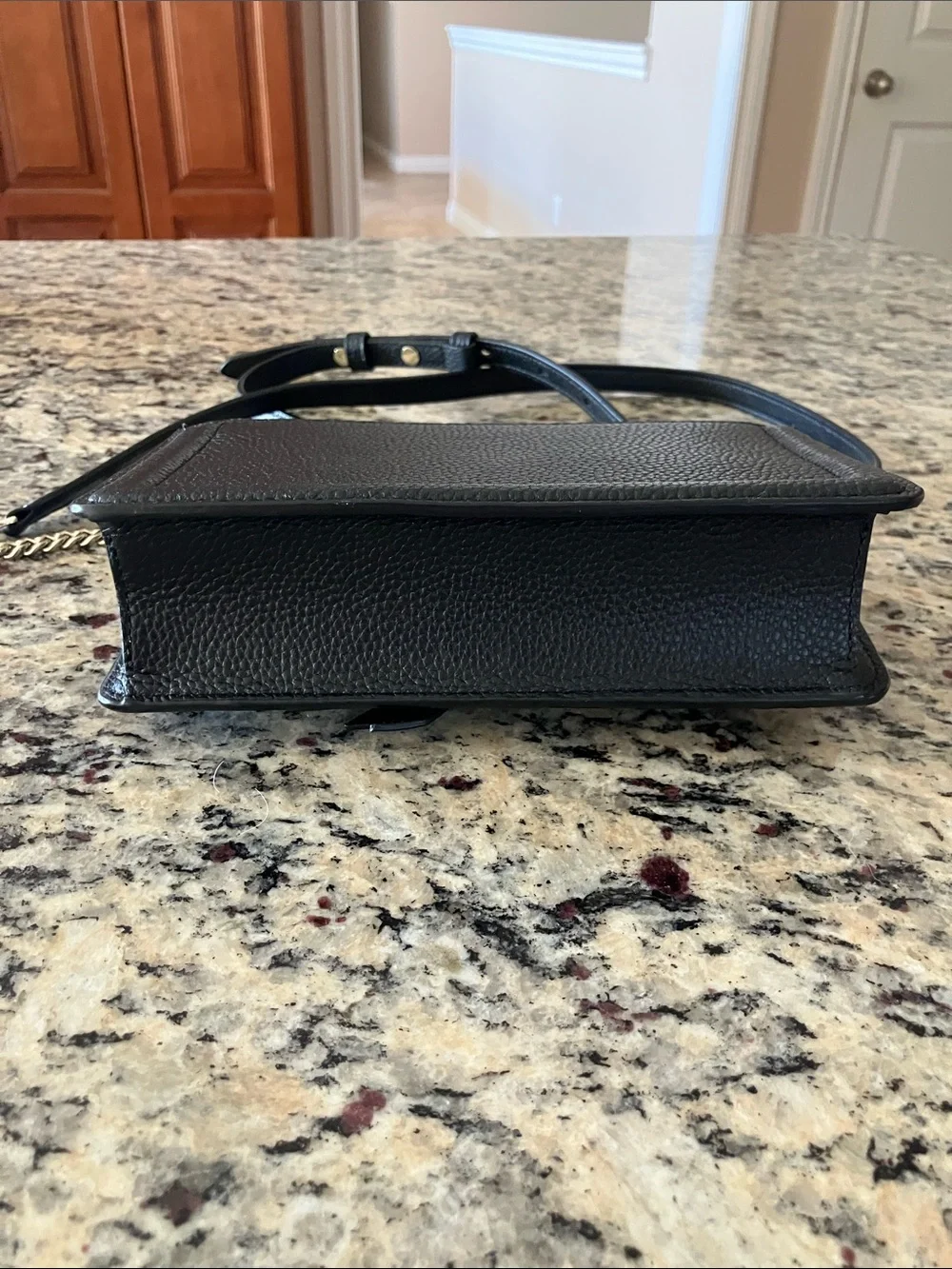 kate spade Black and White Gingham Crossbody